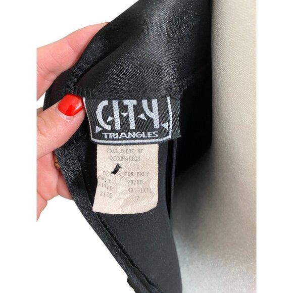 City Triangles Y2K Stretch Empire Waist Dress spaghetti straps - Picture 7 of 7